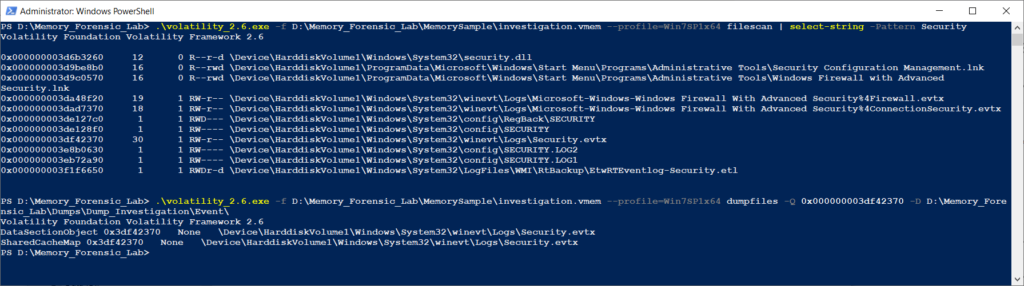 Memory forensic