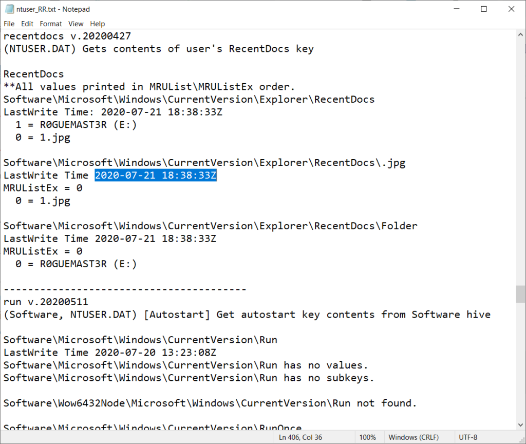 Memory forensic
